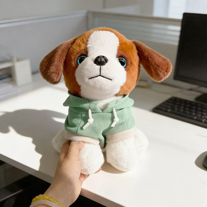 Niedliche Plüschhunde mit Pullover Plüschtier (ca. 18/25cm)
