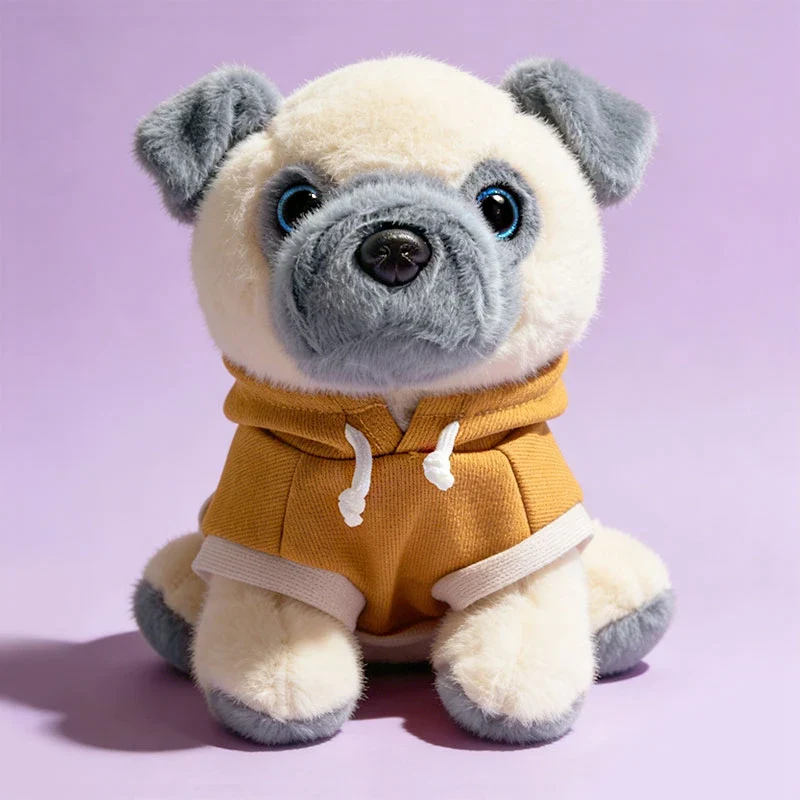Niedliche Plüschhunde mit Pullover Plüschtier (ca. 18/25cm)