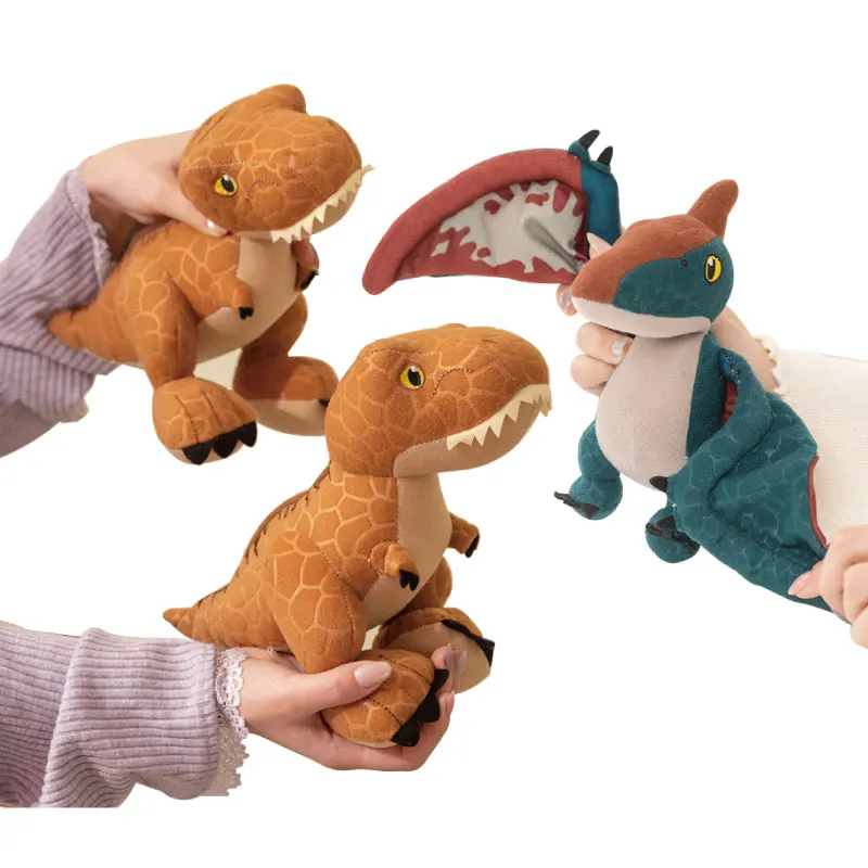 Niedlicher Pterosaur oder Tyrannosaurus Rex Plüschtier