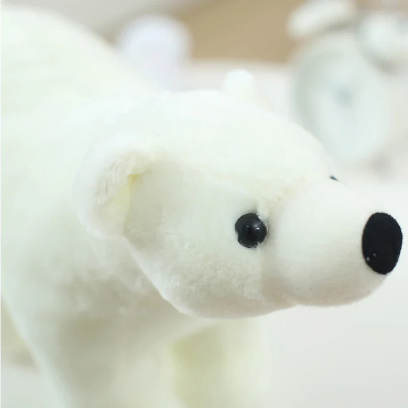Flauschiger Eisbär Plüschtier (ca. 20/25/35/45cm)