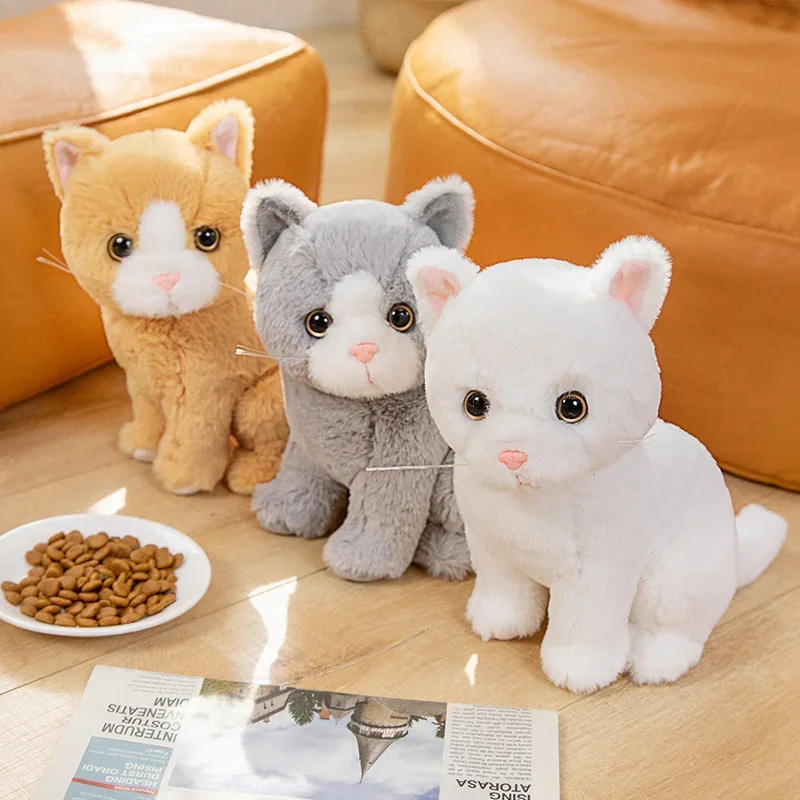 Niedliche Katzenbabys Kuscheltiere