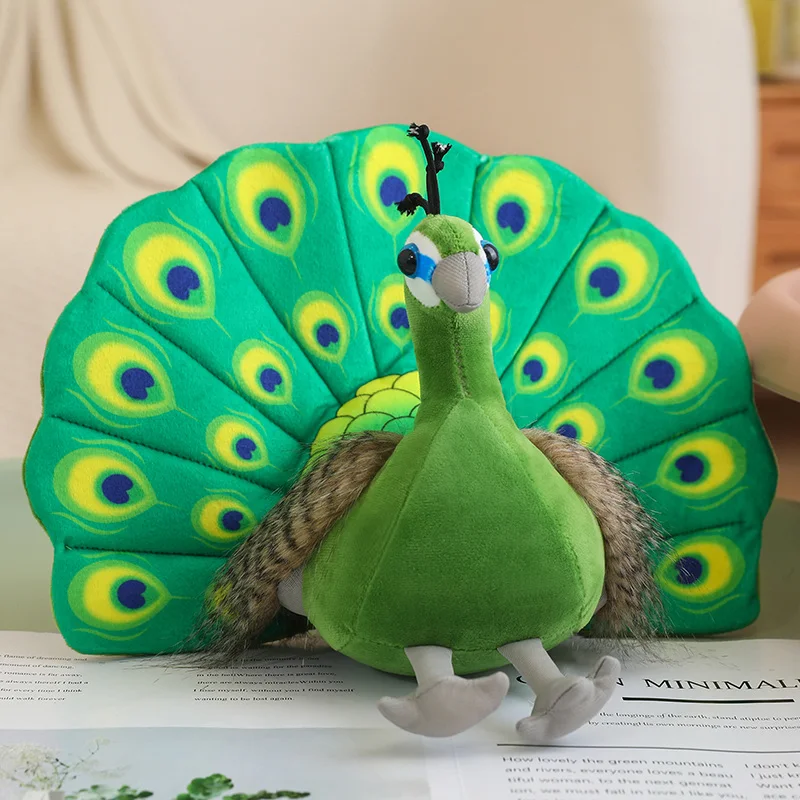 Farbenfrohe Pfau Kuscheltiere (ca. 20cm)