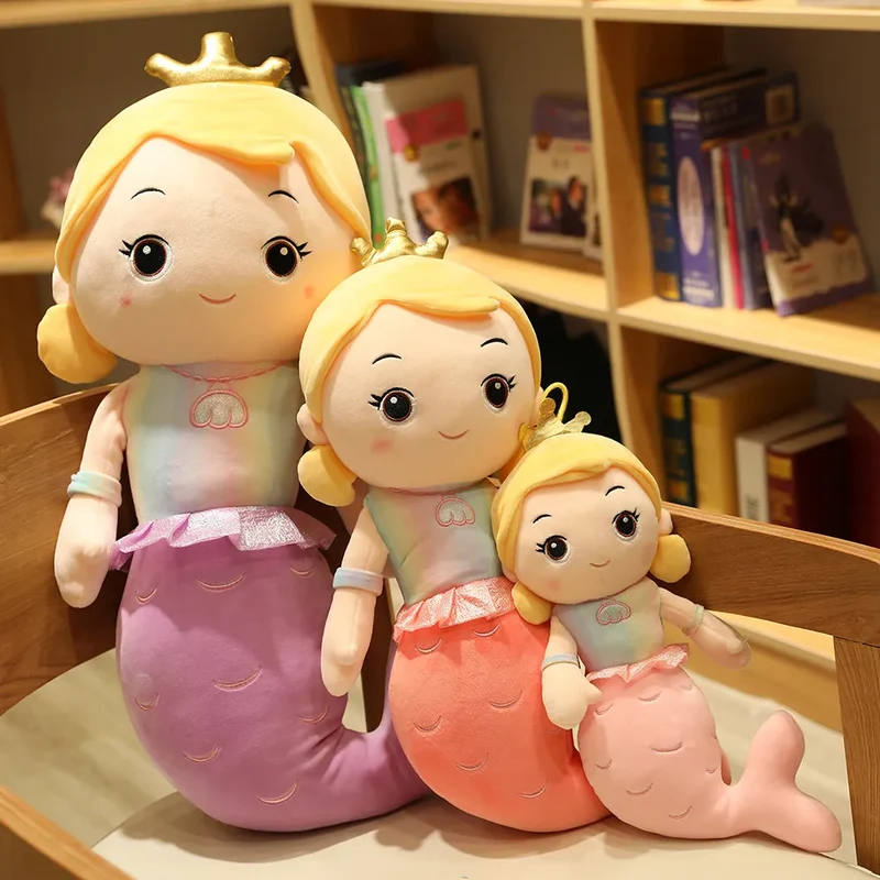 Liebliche Plüsch Meerjungfrau Kuschel- Stofftier