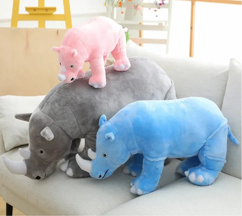 Große Rhinoceros Nashörner Kuscheltiere (40, 60 oder 80cm)