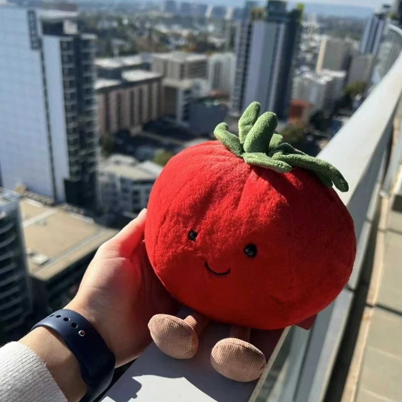 Freundliche Tomate als Plüschtier (ca. 15cm)