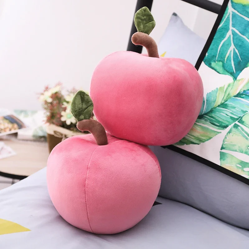 Pinker Plüsch Apfel als Stofftier