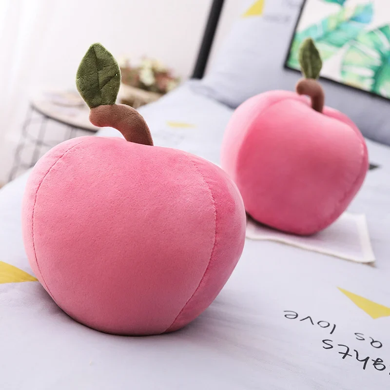 Pinker Plüsch Apfel als Stofftier