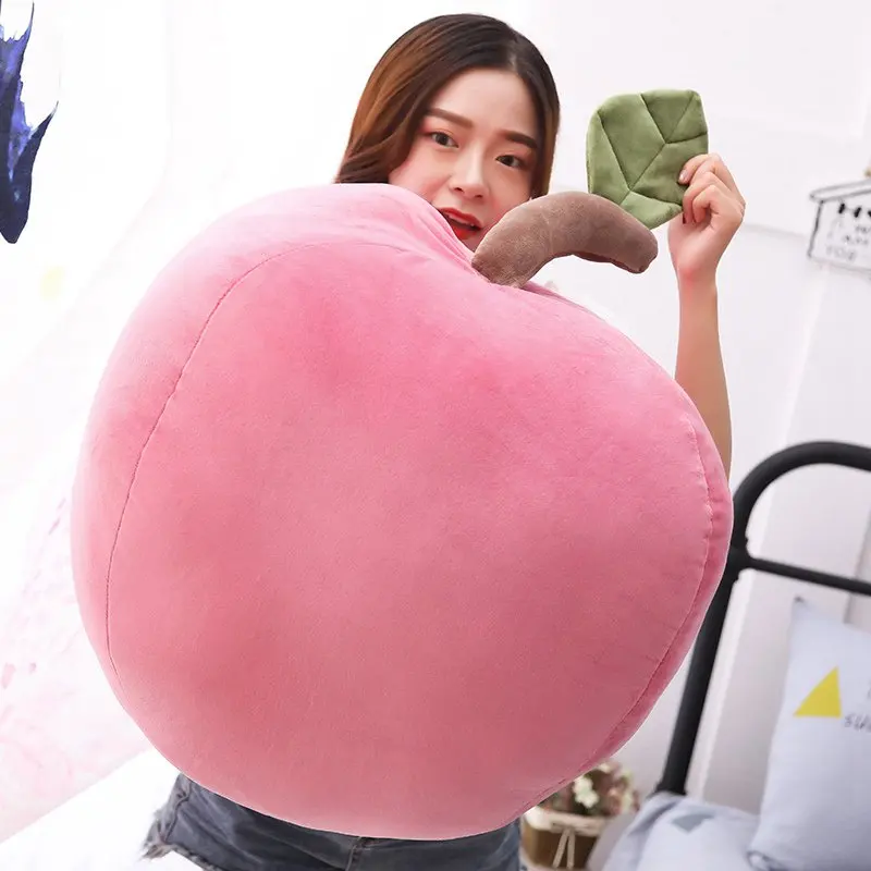 Pinker Plüsch Apfel als Stofftier