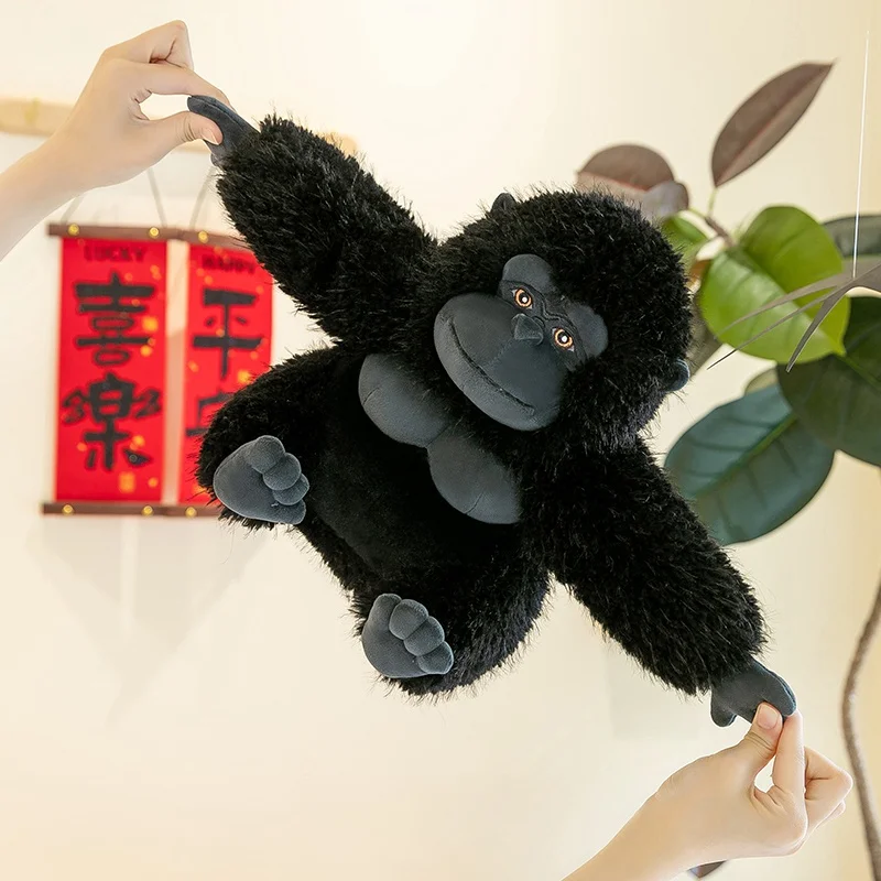 Liebevoller Gorilla als XXL Plüschtier (ca. 27, 38 oder 50cm)