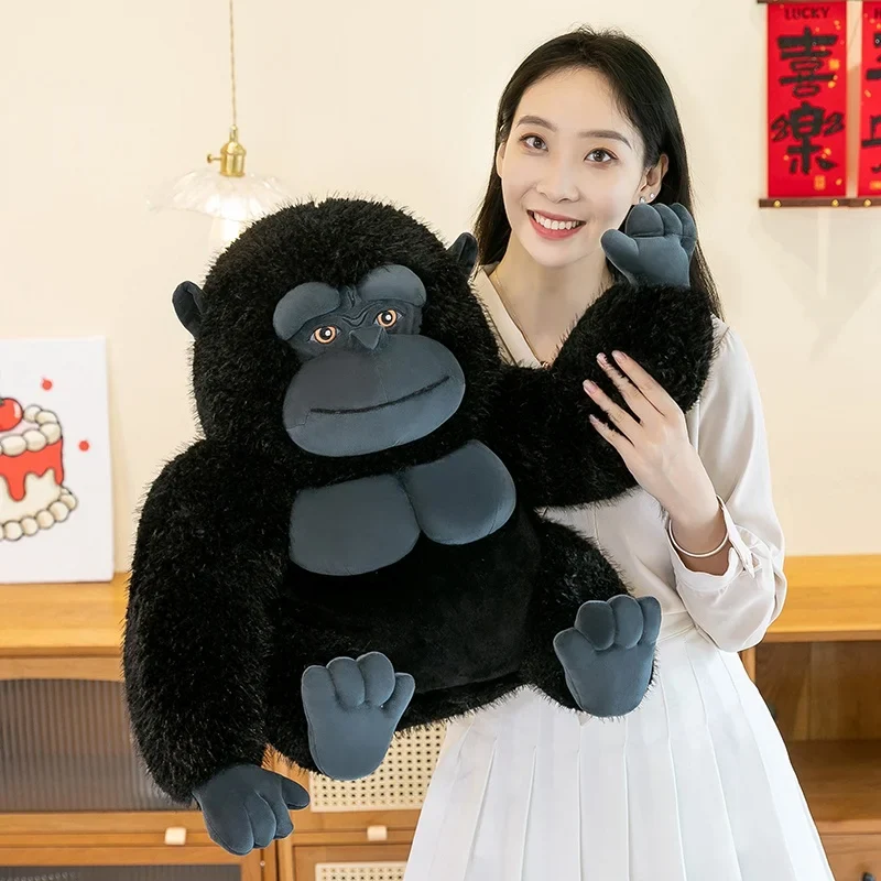 Liebevoller Gorilla als XXL Plüschtier (ca. 27, 38 oder 50cm)