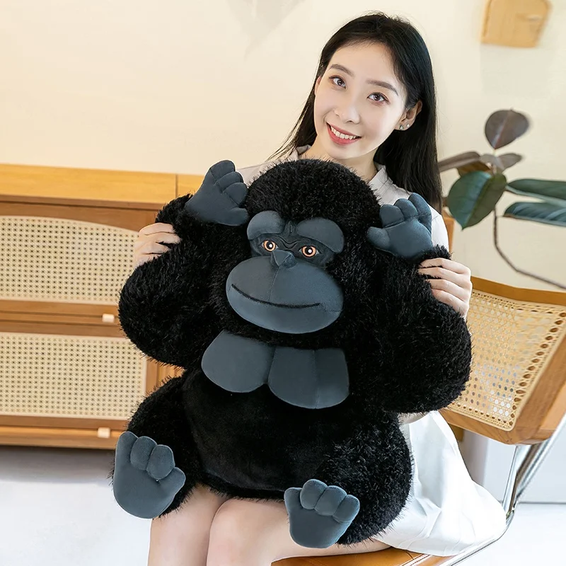 Liebevoller Gorilla als XXL Plüschtier (ca. 27, 38 oder 50cm)