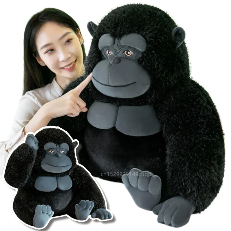 Liebevoller Gorilla als XXL Plüschtier (ca. 27, 38 oder 50cm)