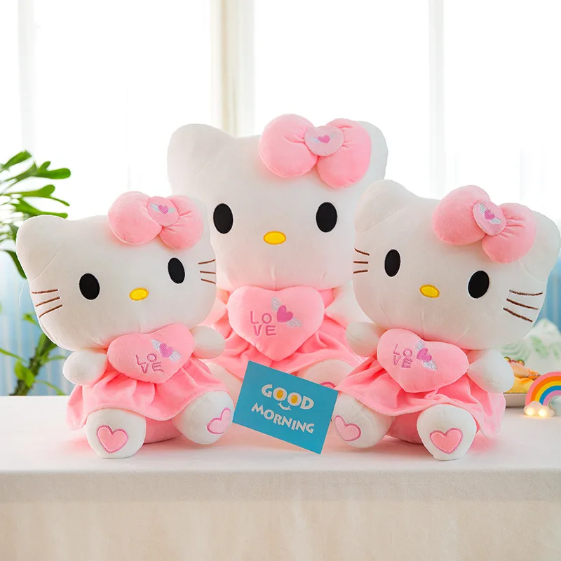 Pinkes Kawaii Kitty Plüschtier (25cm oder 30cm)