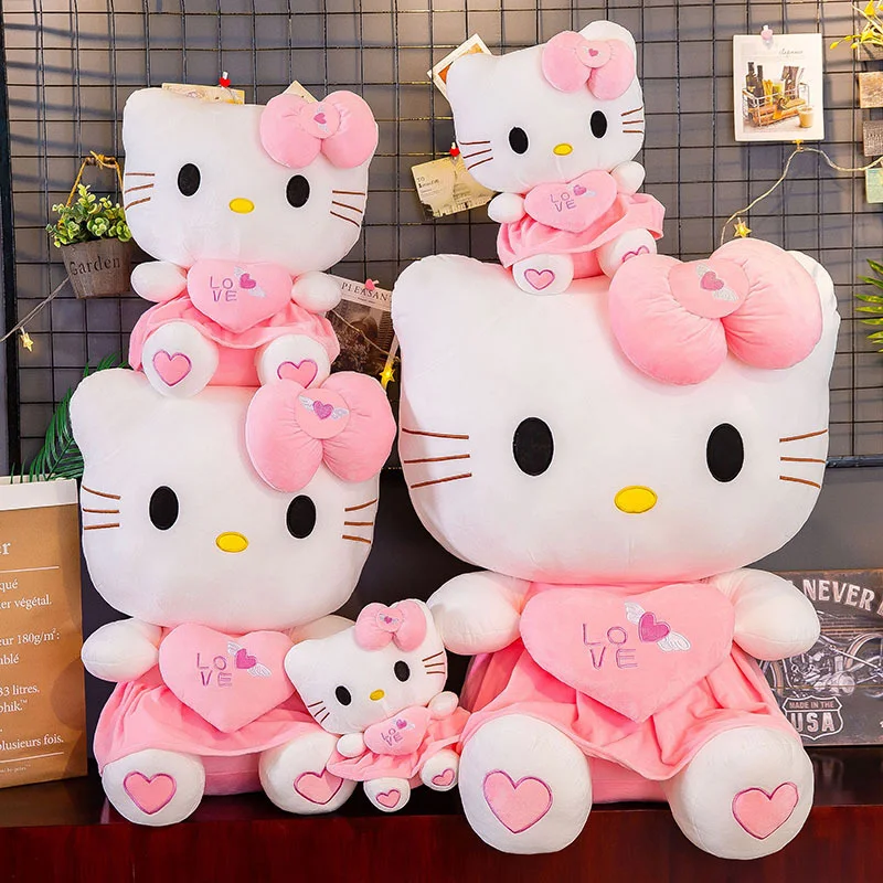 Pinkes Kawaii Kitty Plüschtier (25cm oder 30cm)