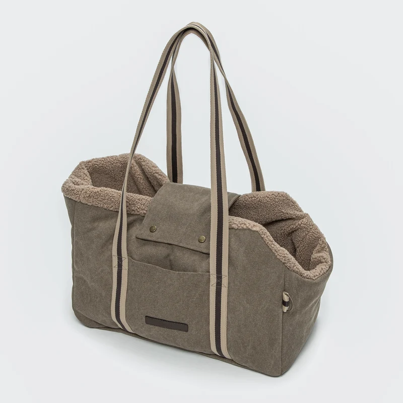 Hundetasche Lucca Canvas Sand