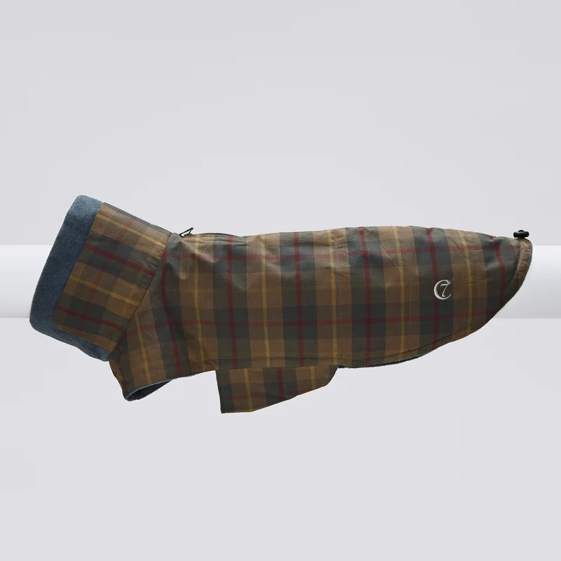 Hundemantel Brooklyn Waxed Tartan