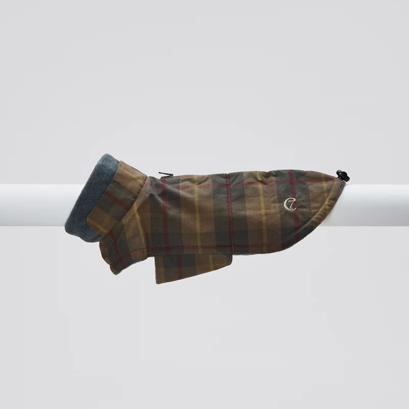 Hundemantel Brooklyn Waxed Tartan