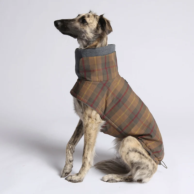 Hundemantel Brooklyn Waxed Tartan