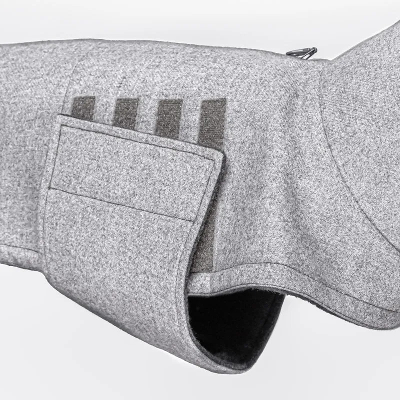 Hundemantel Brooklyn Flanell Grey