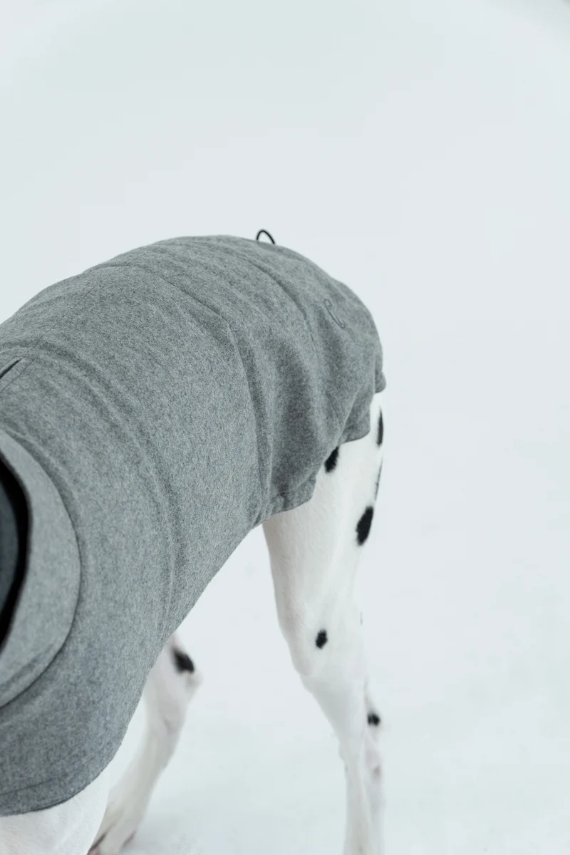 Hundemantel Brooklyn Flanell Grey