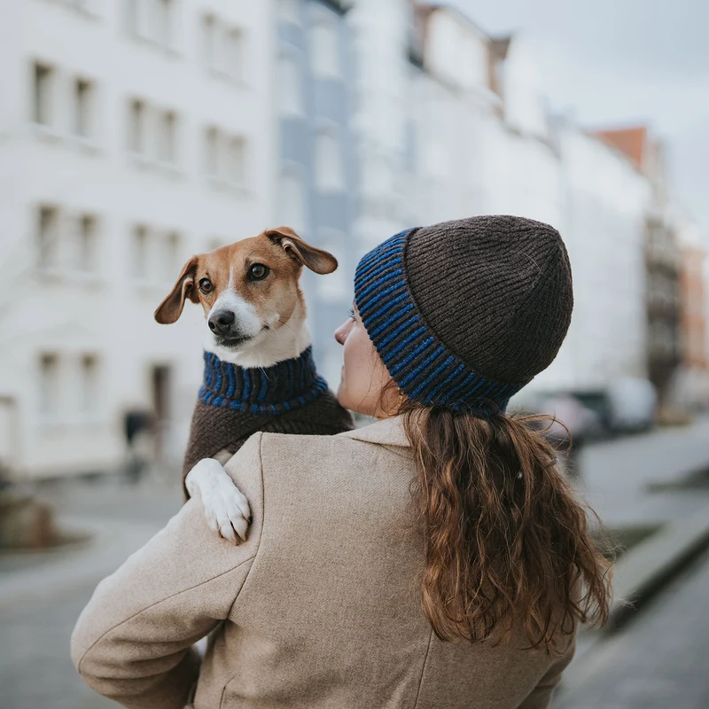 Hundepullover Odense mit Mütze (Set)