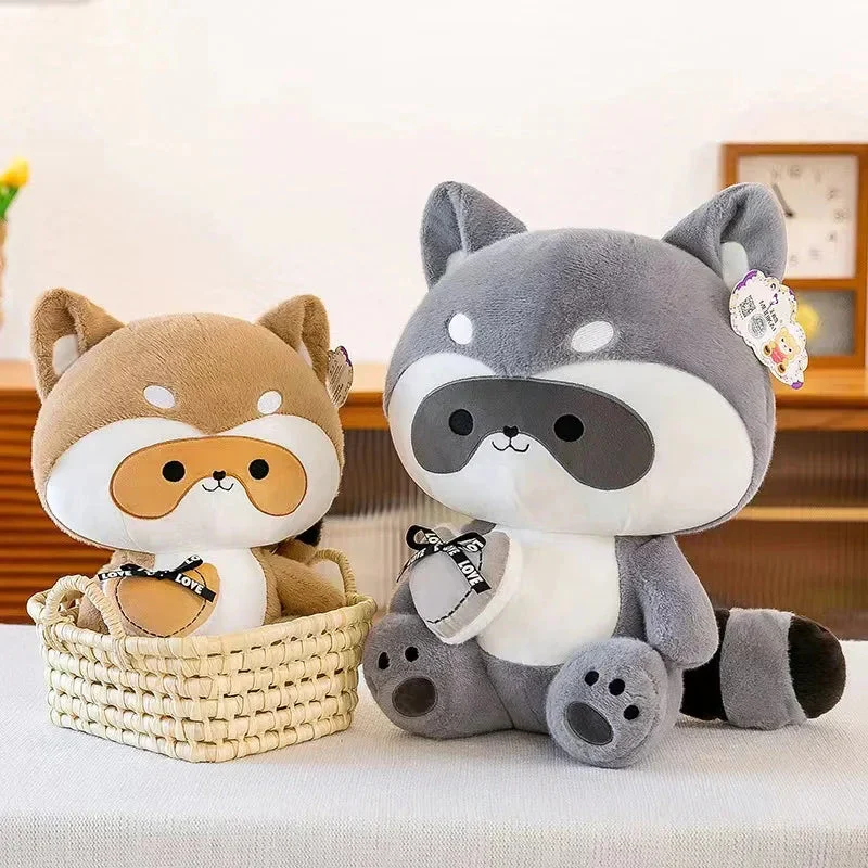 Plüschtier Waschbär – Kuscheltier - Stofftier weich