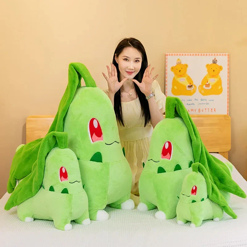 Plüschtier Chikorita – Kuscheltier - Stofftier weich