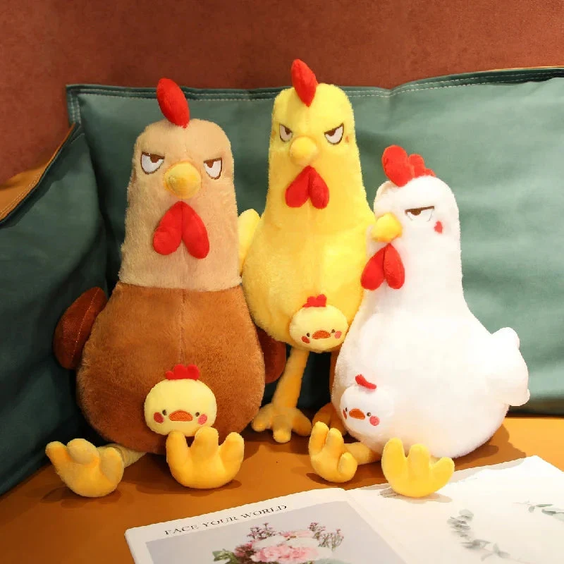 Plüschtier Fluffiges Huhn – Kuscheltier - Stofftier