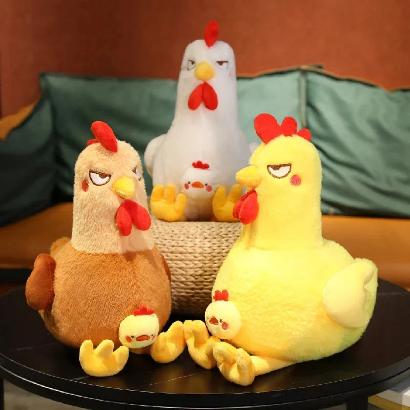 Plüschtier Fluffiges Huhn – Kuscheltier - Stofftier
