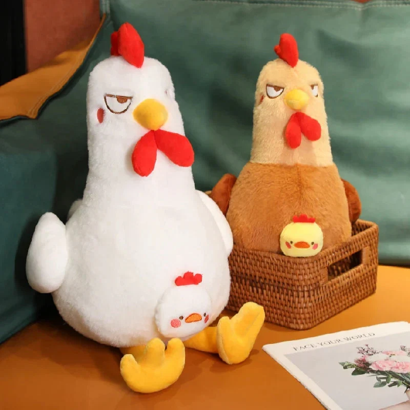 Plüschtier Fluffiges Huhn – Kuscheltier - Stofftier