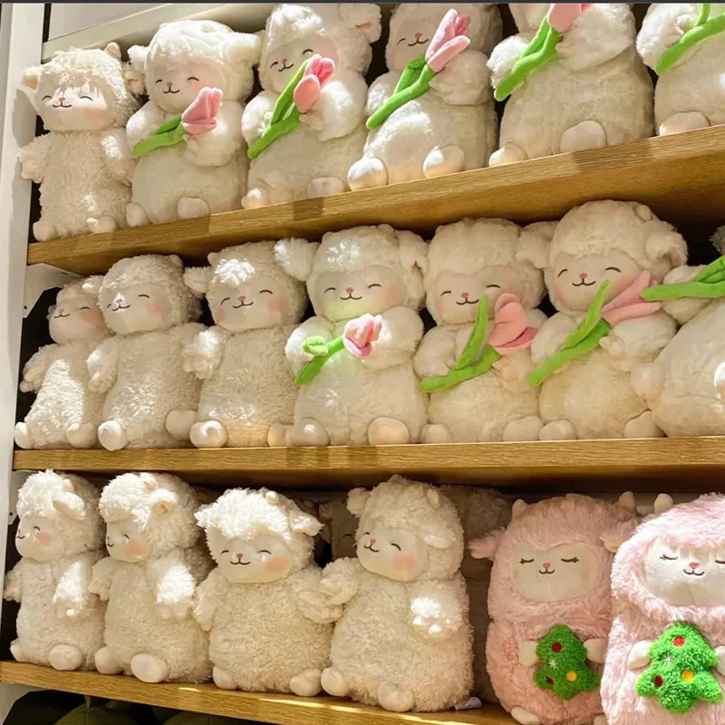 Plüschtier Lamm – Kuscheltier - Stofftier weich