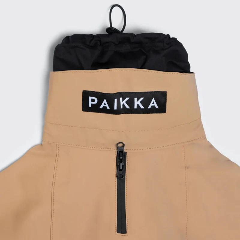Reflektierender Hunderegenmantel Lite Taupe