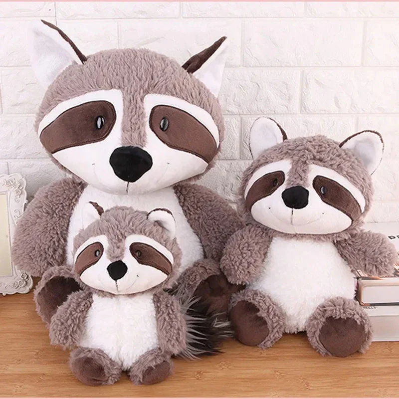 Plüschtier Waschbär – Kuscheltier - Stofftier Gewichtet