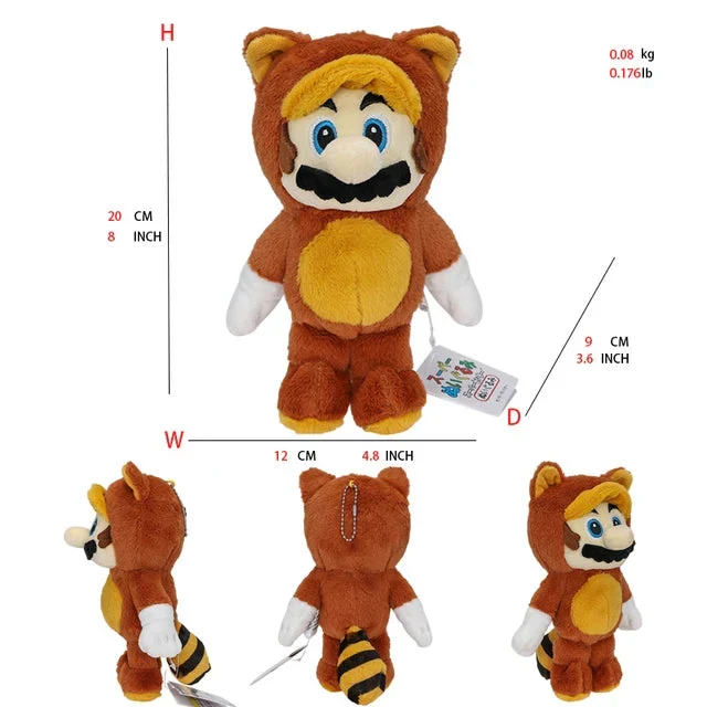 Plüschtier Mario – Kuscheltier - Stofftier
