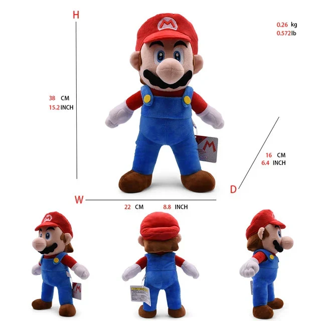 Plüschtier Mario – Kuscheltier - Stofftier