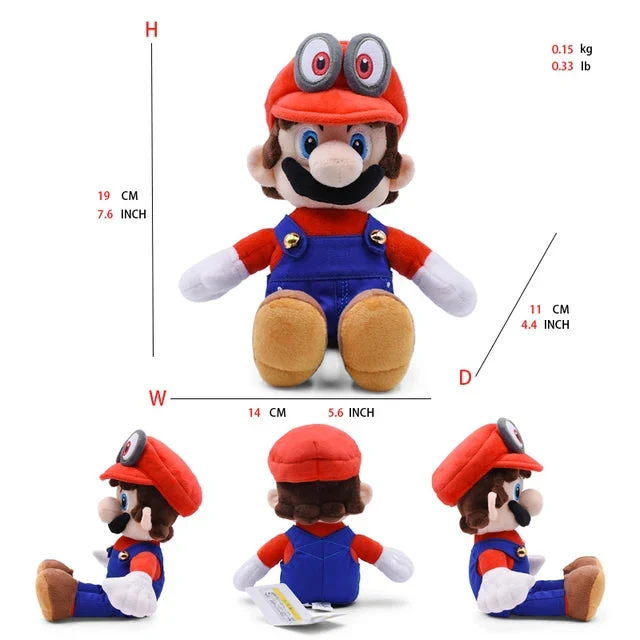 Plüschtier Mario – Kuscheltier - Stofftier