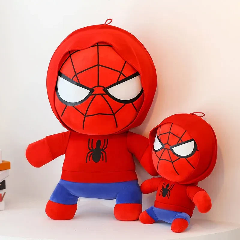 Plüschtier Spider-Man – Kuscheltier - Stofftier mit Kapuze