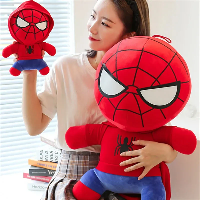 Plüschtier Spider-Man – Kuscheltier - Stofftier mit Kapuze