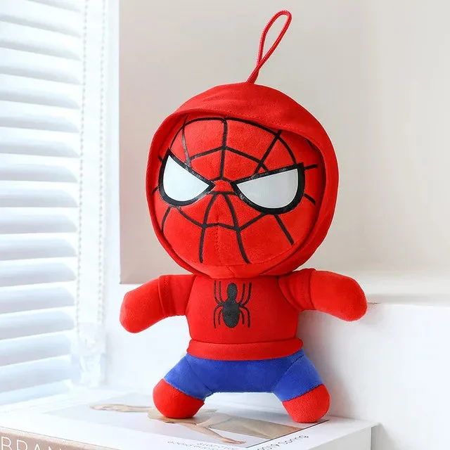 Plüschtier Spider-Man – Kuscheltier - Stofftier mit Kapuze