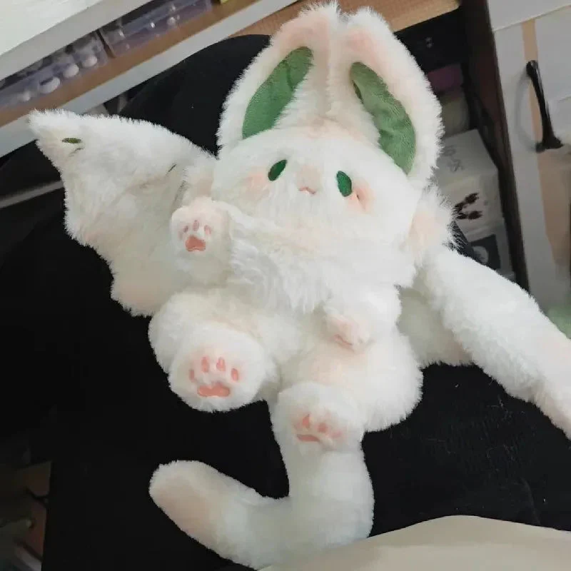 Plüschtier Weiße Fledermaus – Kuscheltier - Stofftier