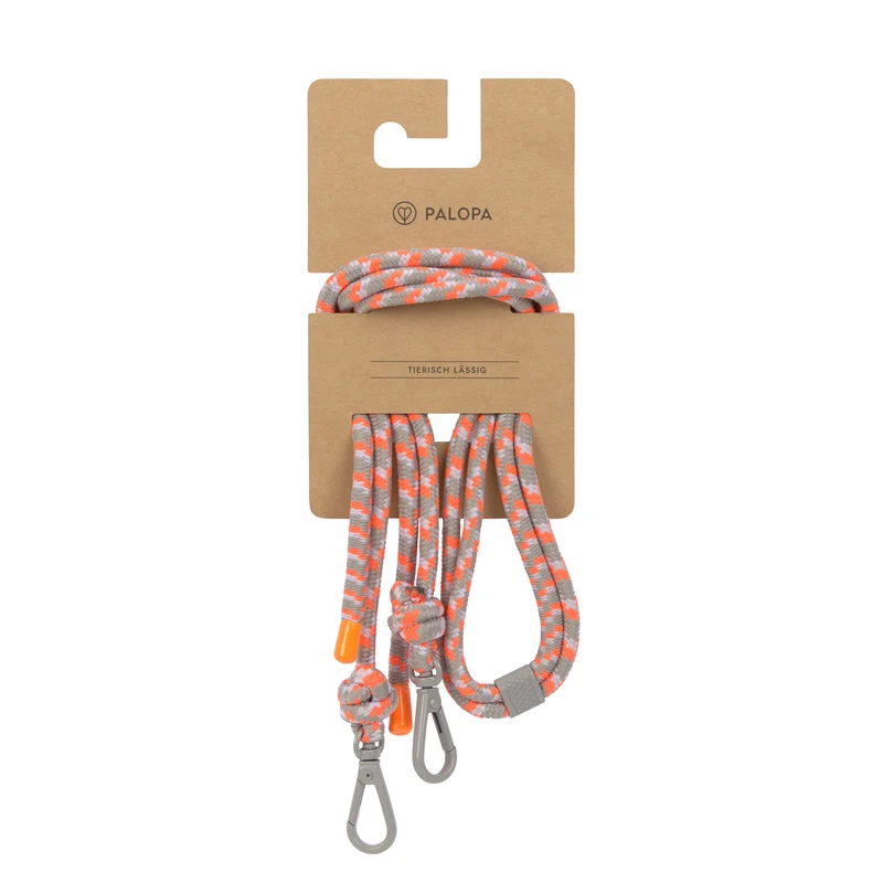 Schultergurt für Palopa Leckerlibeutel Purple/Neon Orange/Taupe
