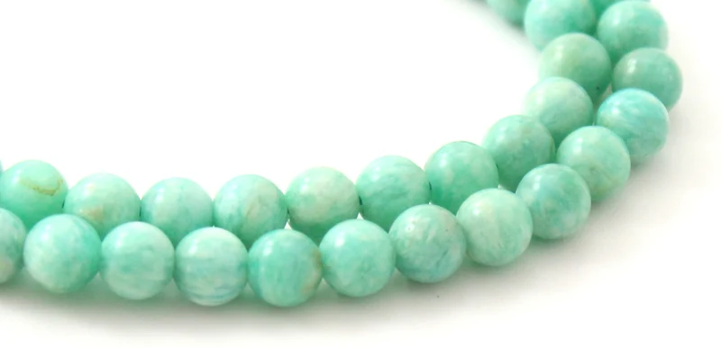 Amazonite Round Green Bead Stränge