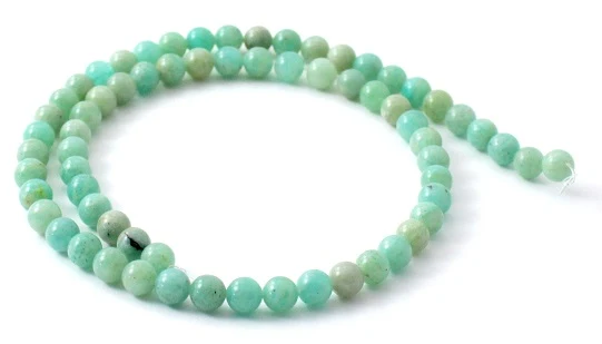 Amazonite Round Green Bead Stränge