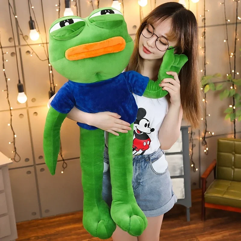 Pepe der Frosch Meme Kuscheltier (ca. 50-90cm)
