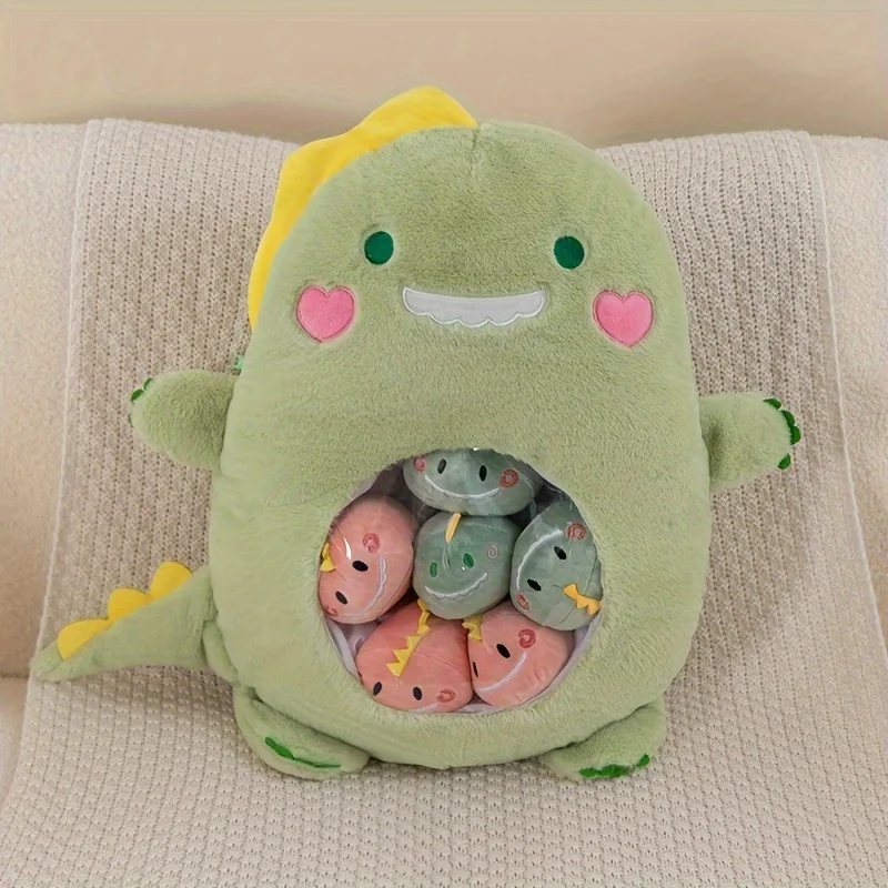 Kawaii Plüschies gefüllt mit Mini Plüschies (Karotte, Erdbeere, Panda etc.)