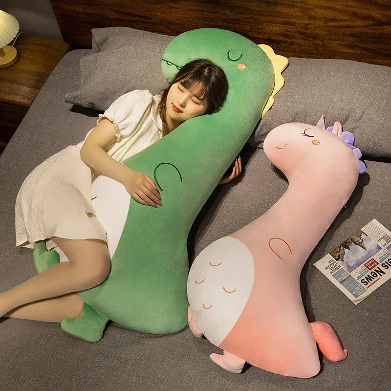 XXL Reh, Dinosaurier, Gans oder Einhorn Plüsch Kissen (ca. 80-130cm)