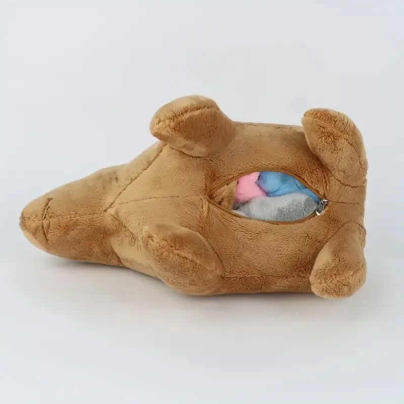 Niedliche Meerschweinchen Mama mit 4 Baby Meerschweinchen Kuscheltier (ca. 30cm)