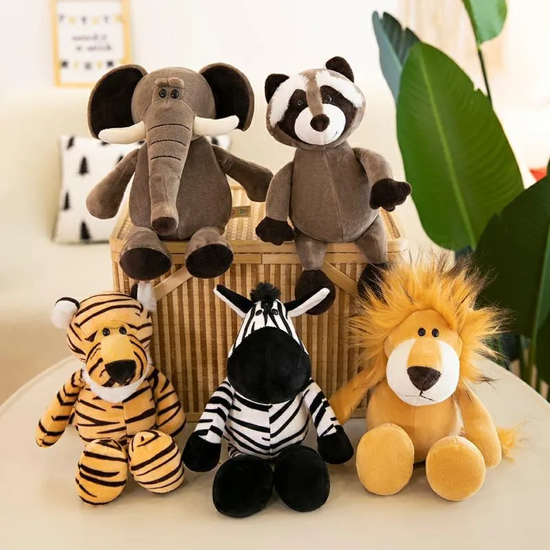 Super Niedliche Stofftiere aus dem Dschungel für Kinder