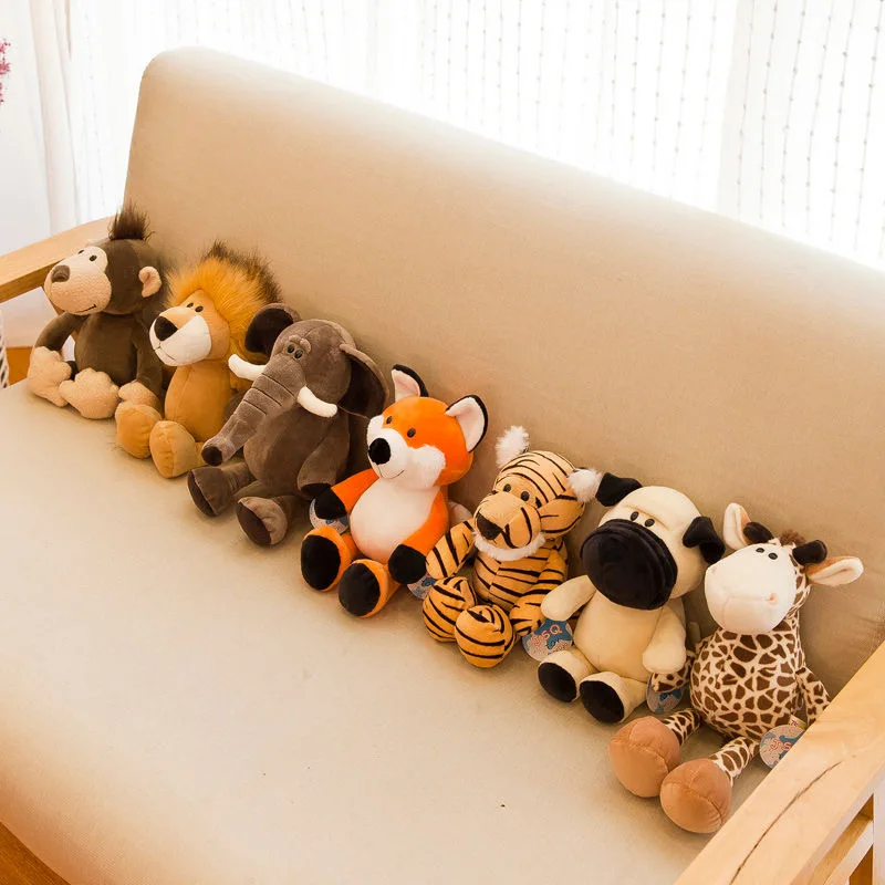Super Niedliche Stofftiere aus dem Dschungel für Kinder