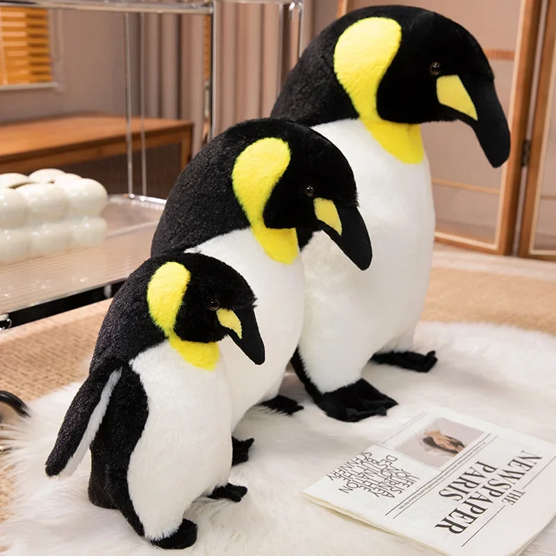 Plüsch Pinguin Stofftier (25, 35 oder 50cm) realistisches Aussehen